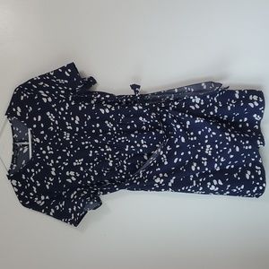 Shein short sleeve wrap dress